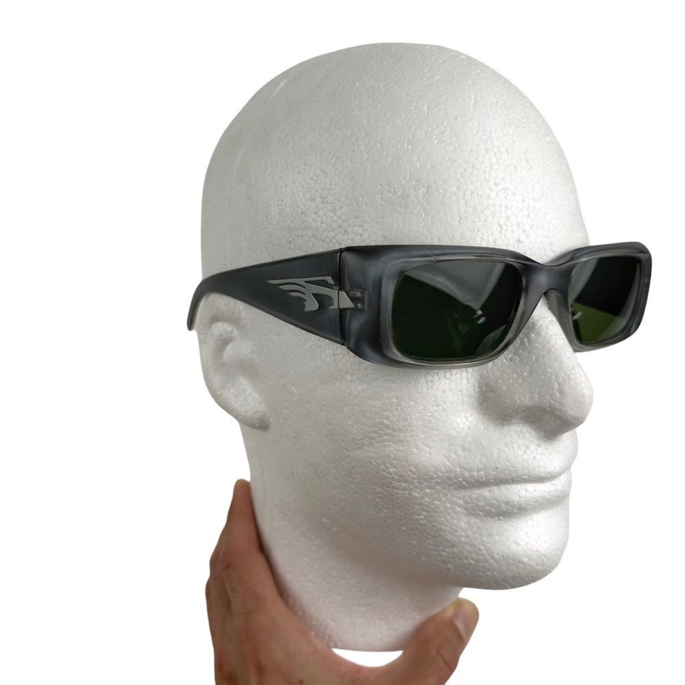 Rare Vintage Arnette Sunglasses Dirty Harry 215-4515 Grey Surf Skateboard Snow